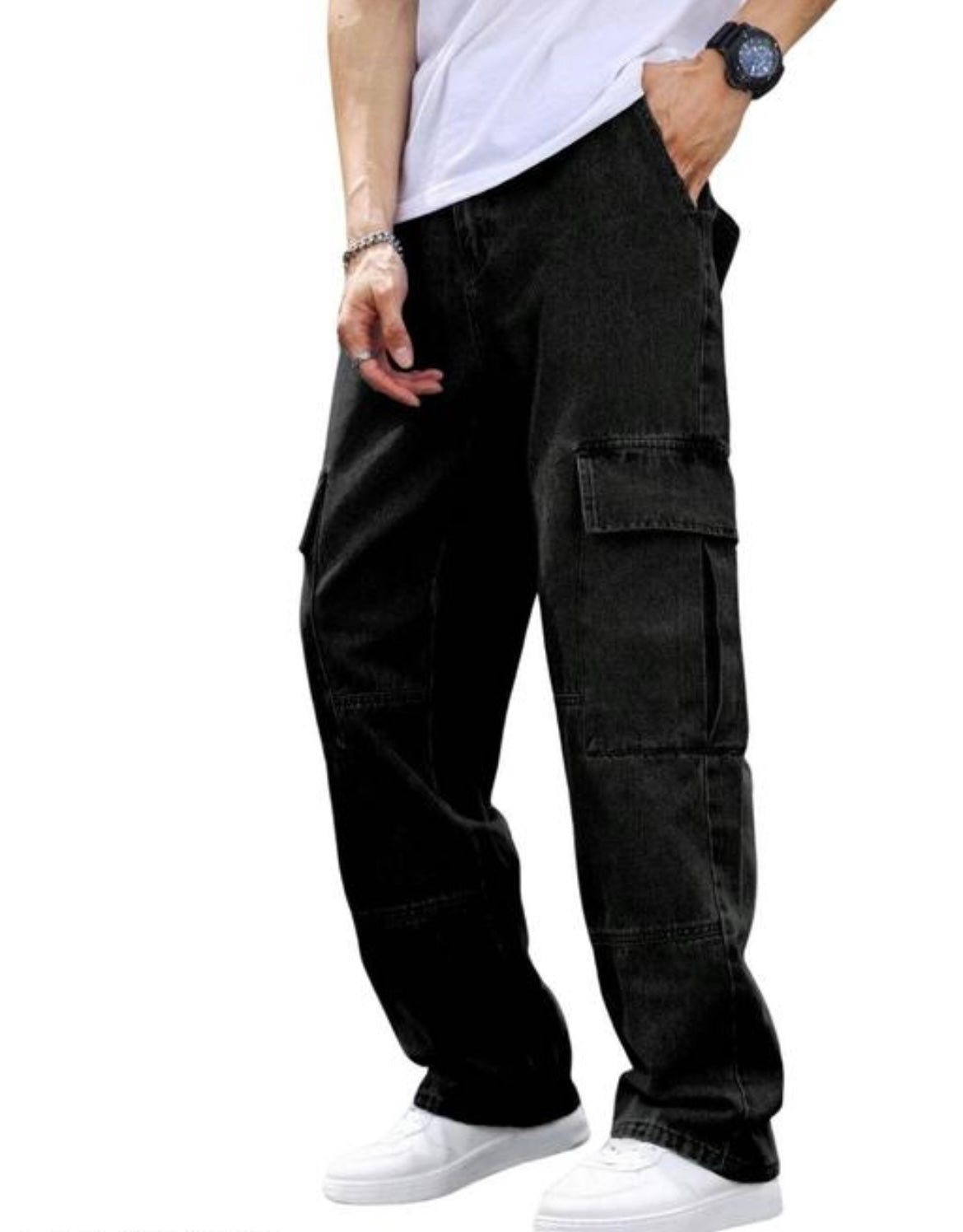 Men's Denim Cotton Cargo Jens
