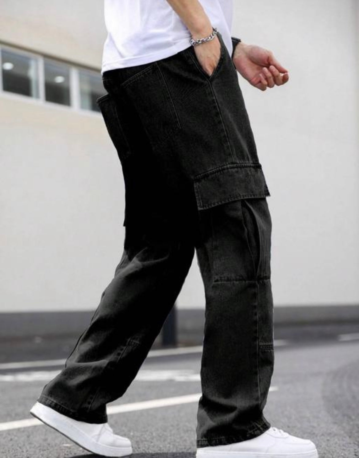 Men's Denim Cotton Cargo Jens