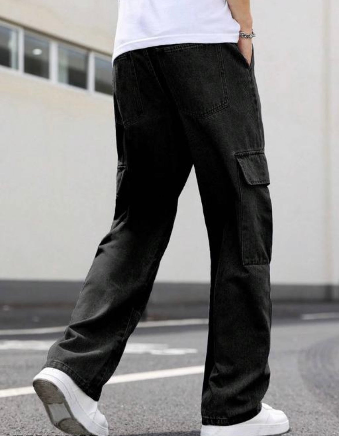 Men's Denim Cotton Cargo Jens