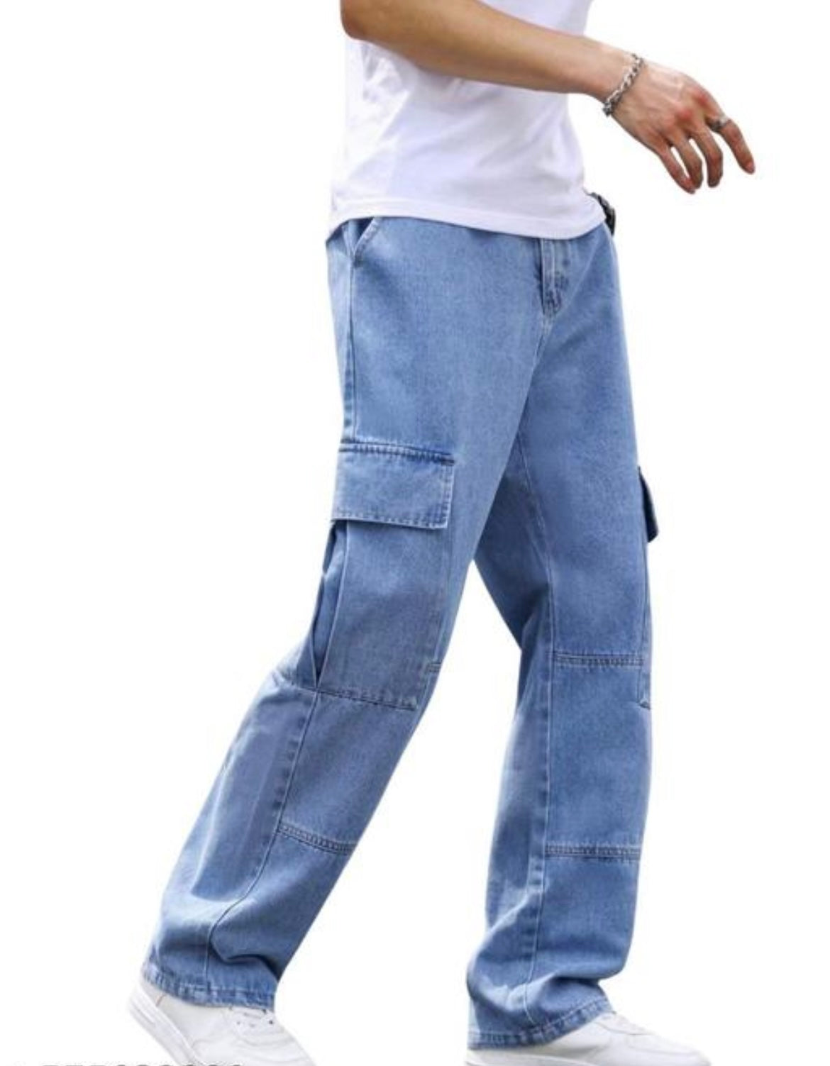 Men's Denim Cotton Cargo Jens