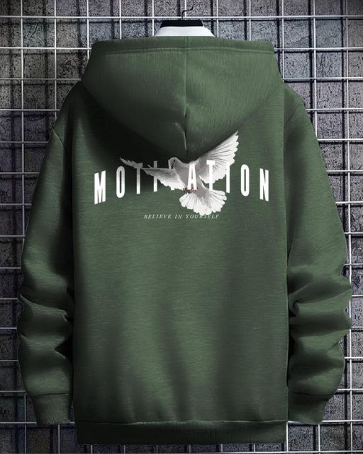 Stylish Printed Fur Hoodie for Men | Winter Wear Hooded Sweatshirt | Cozy
