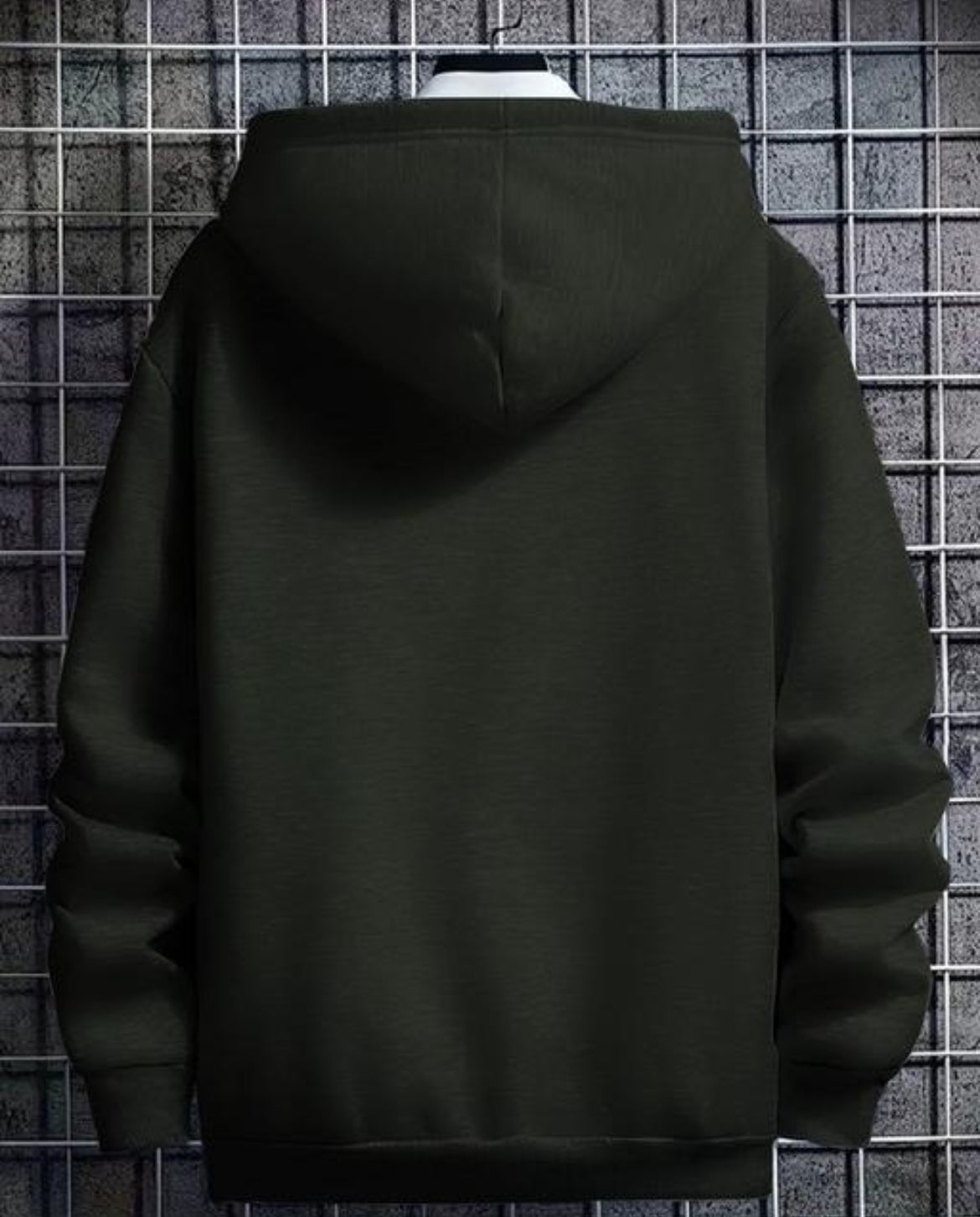 Stylish Printed Fur Hoodie for Men | Winter Wear Hooded Sweatshirt | Cozy Hoodies for Men