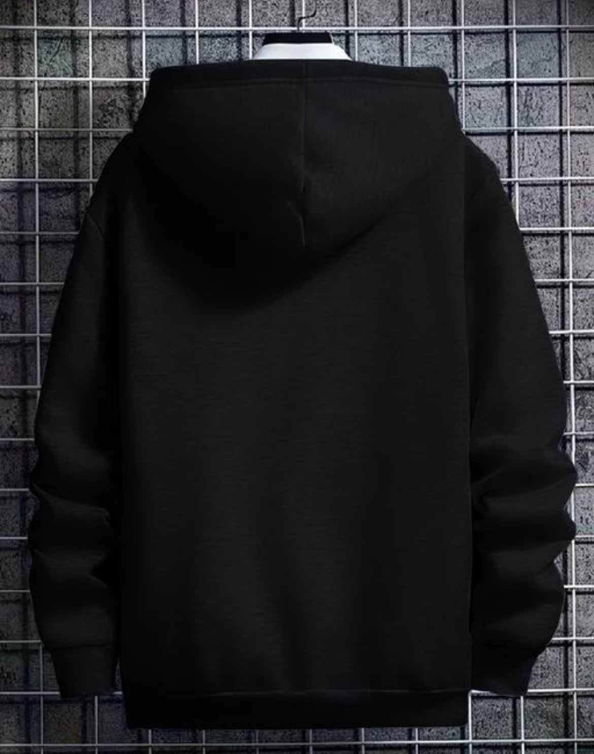 Stylish Printed Fur Hoodie for Men | Winter Wear Hooded Sweatshirt | Cozy Hoodies for Men