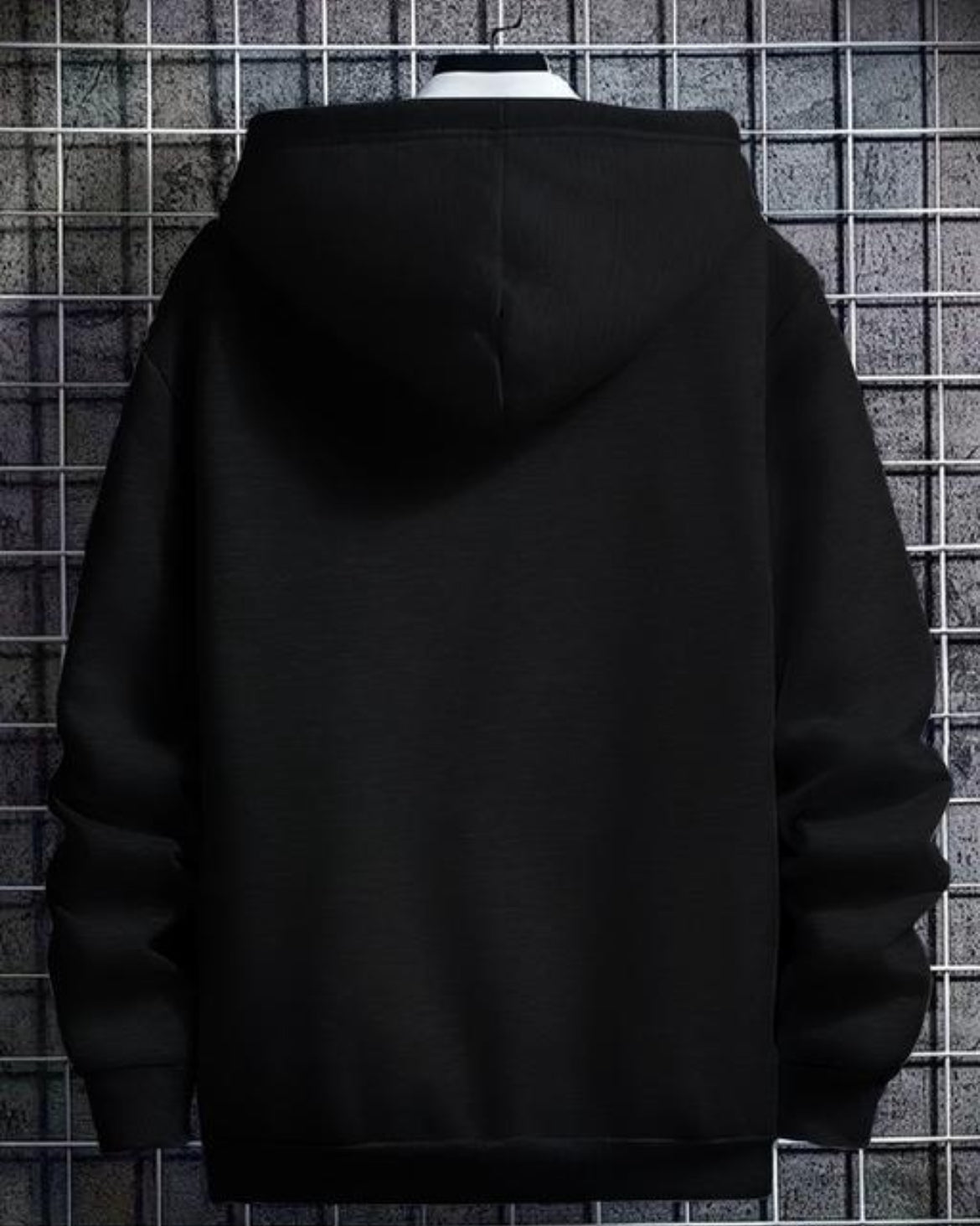 Stylish Printed Fur Hoodie for Men | Winter Wear Hooded Sweatshirt | Cozy Hoodies for Men