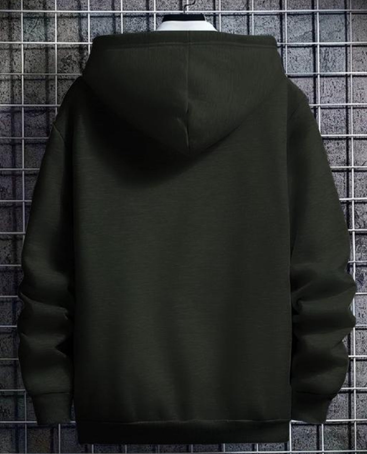 Stylish Printed Fur Hoodie for Men | Winter Wear Hooded Sweatshirt | Cozy