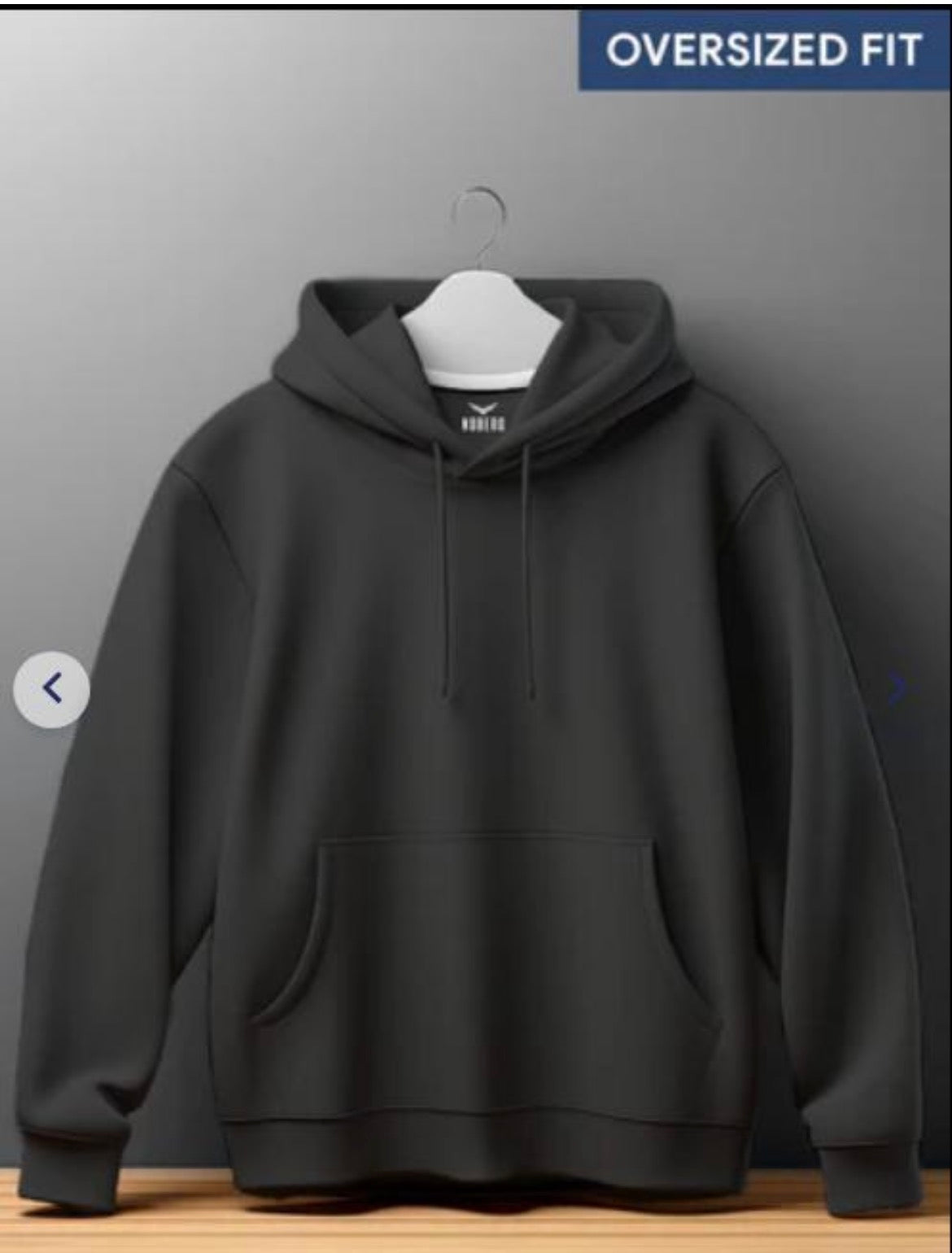 "Men's Pure Cotton Fleece Winter Hoodie—Warm & Stylish Sweatshirt"