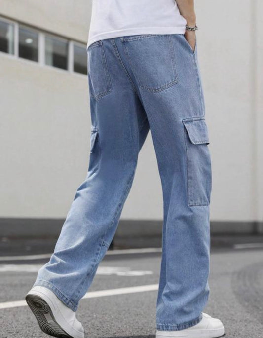 Men's Denim Cotton Cargo Jens