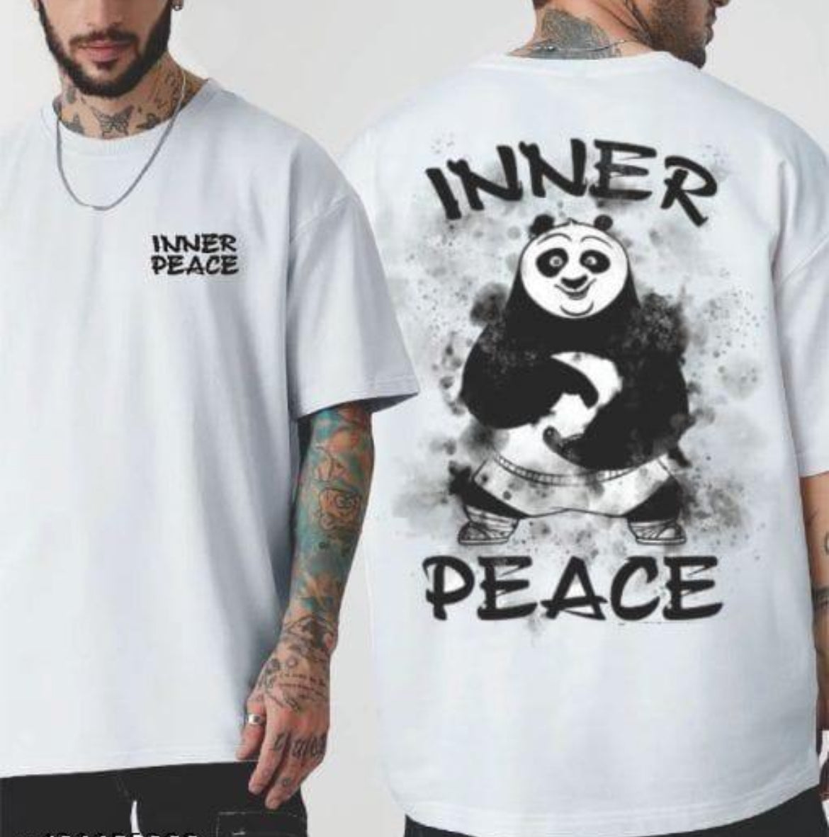 Men's Beige Snoopy Graphic T-Shirt