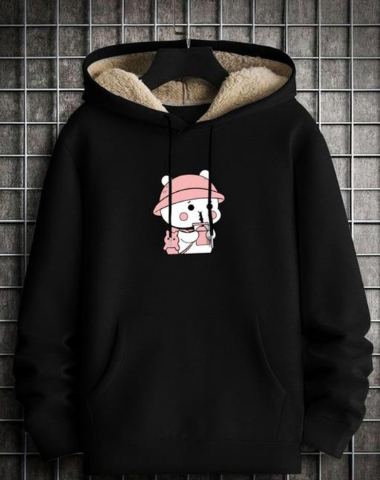 Stylish Printed Hoodie for Men | Winter Wear Hooded Sweatshirt | Hoodies for Men Fabric: Fleece