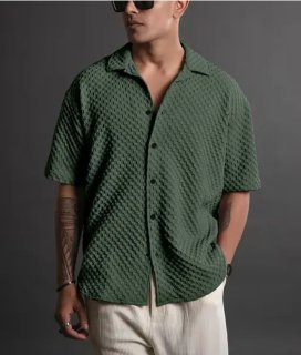 Trending Casual Popcorn Bubble Shirt
