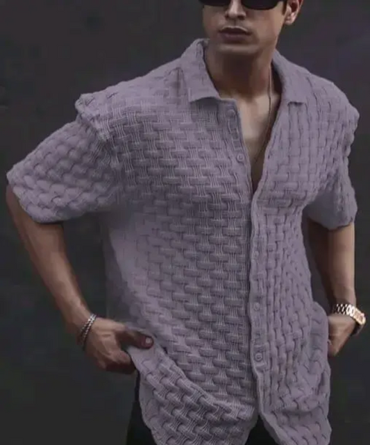 Classic Modern Men popcorn shirt
