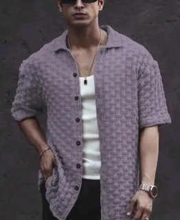 Classic Modern Men popcorn shirt